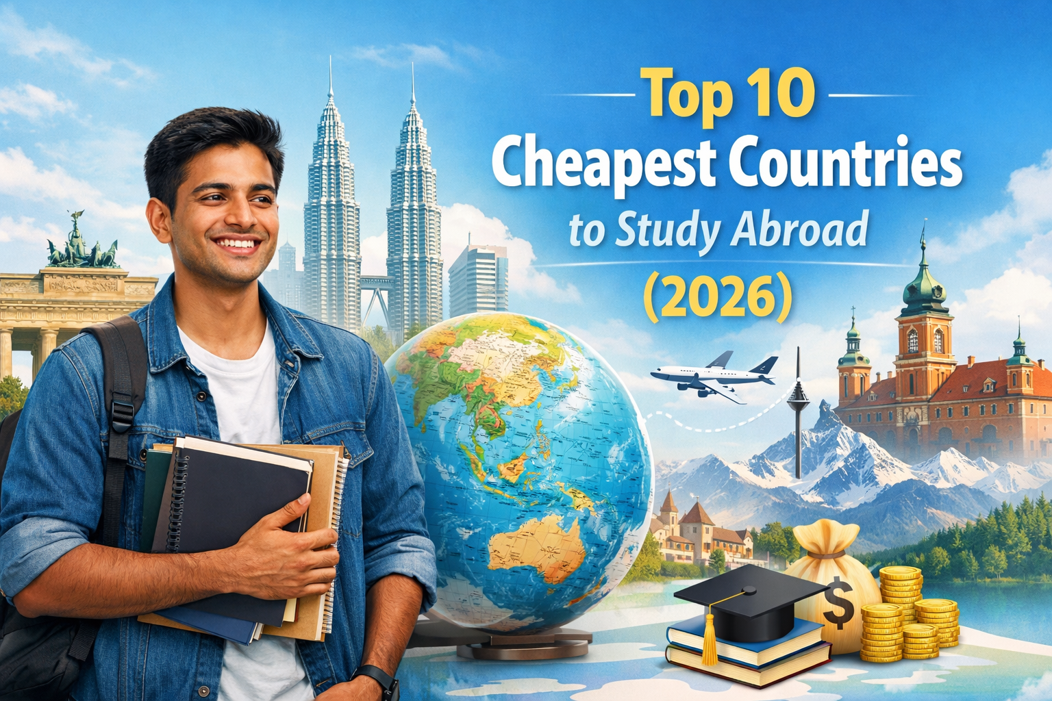 cheapest countries to study abroad for Indian students 2026