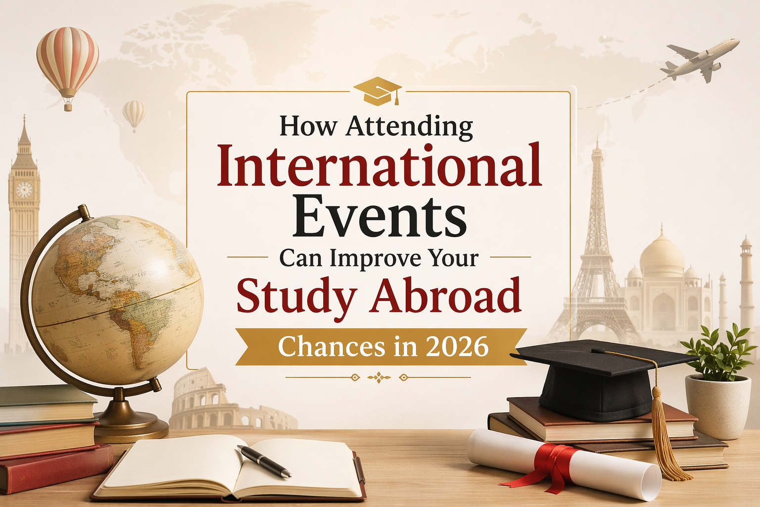 International events study abroad opportunities helping students boost global exposure and university admission chances in 2026