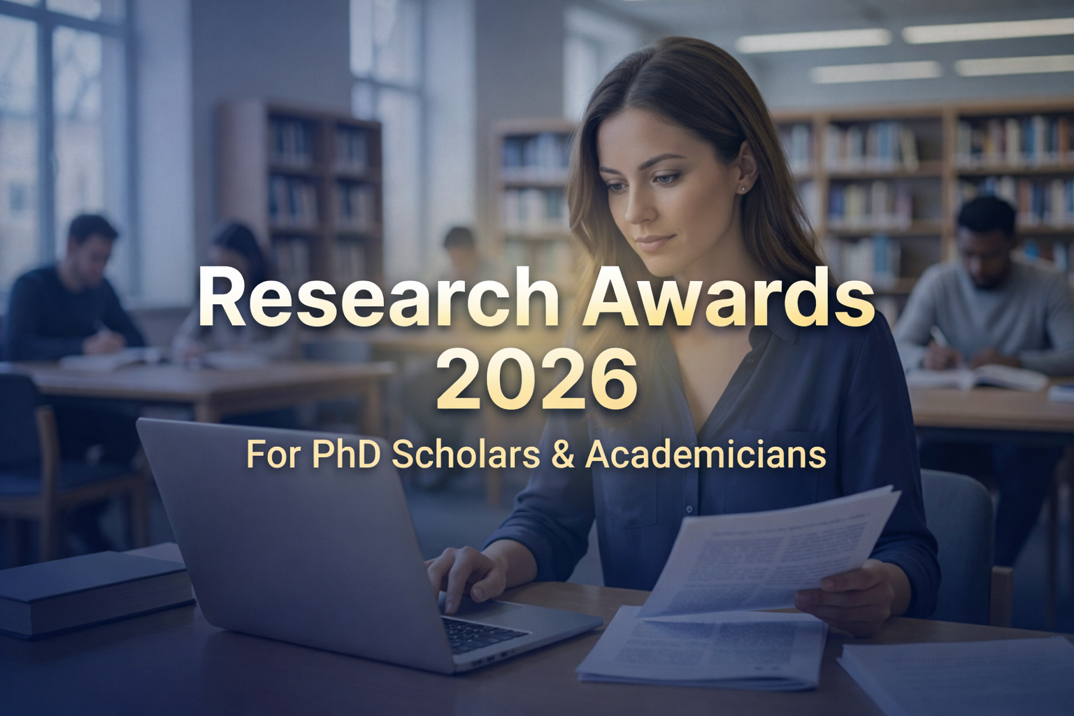 Research awards 2026 for PhD scholars and academicians with global recognition and funding opportunities