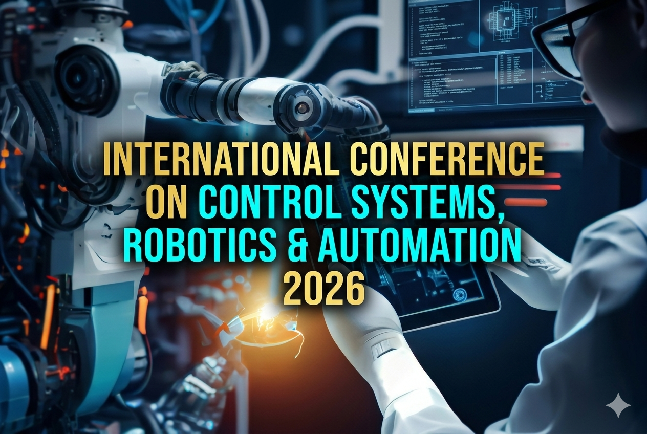 International Conference on Control Systems, Robotics & Automation 2026 Control Systems Robotics Automation Conference 2026 virtual conference on robotics engineering and AI automation technologies