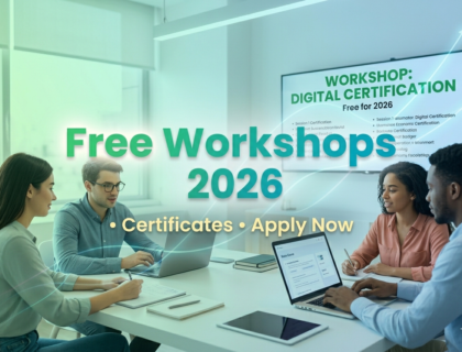 Free workshops with certificate in 2026 for students online and offline with skill development opportunities
