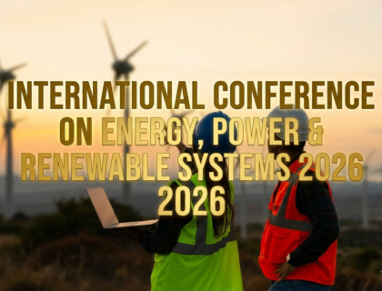 Energy Power Renewable Systems Conference 2026 virtual conference banner