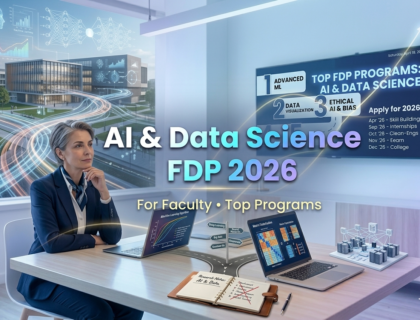 AI and data science FDP for faculty 2026 best programs for teachers with certification and skill development