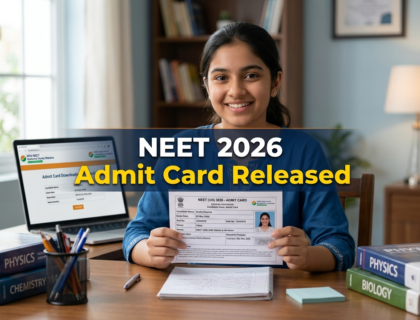 NEET 2026 Admit Card | OneGrasp