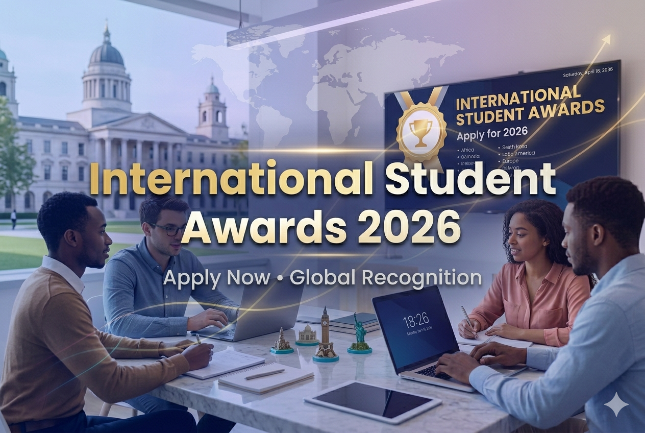 International student awards 2026 apply now global recognition programs scholarships and competitions for students