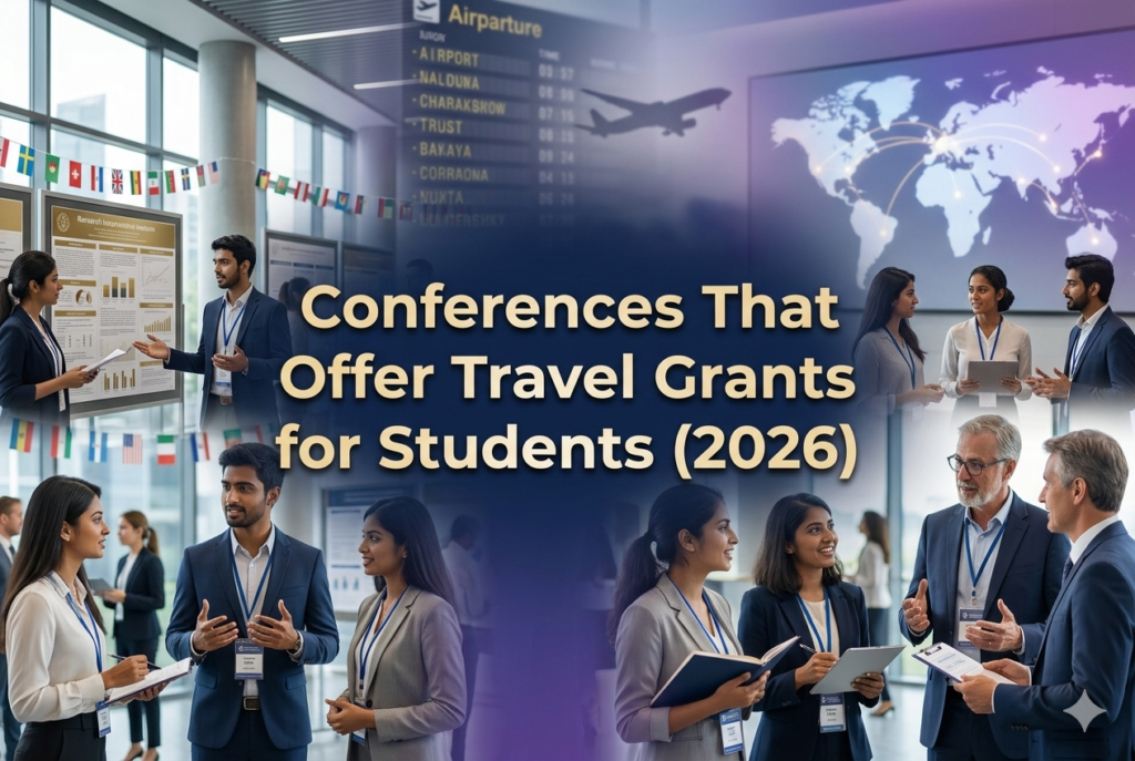 Students attending international conference with travel grants 2026 networking and presenting research