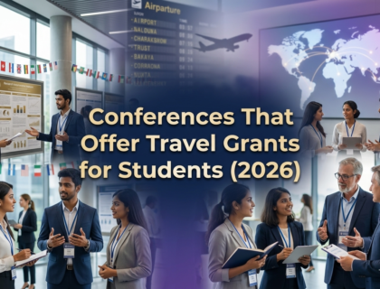 Students attending international conference with travel grants 2026 networking and presenting research