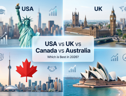 USA vs UK vs Canada vs Australia comparison 2026