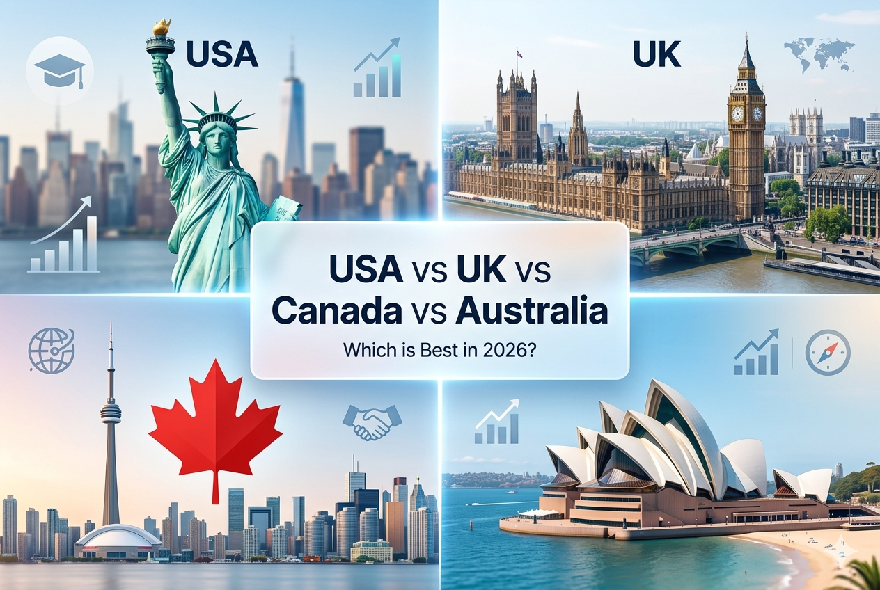 USA vs UK vs Canada vs Australia comparison 2026