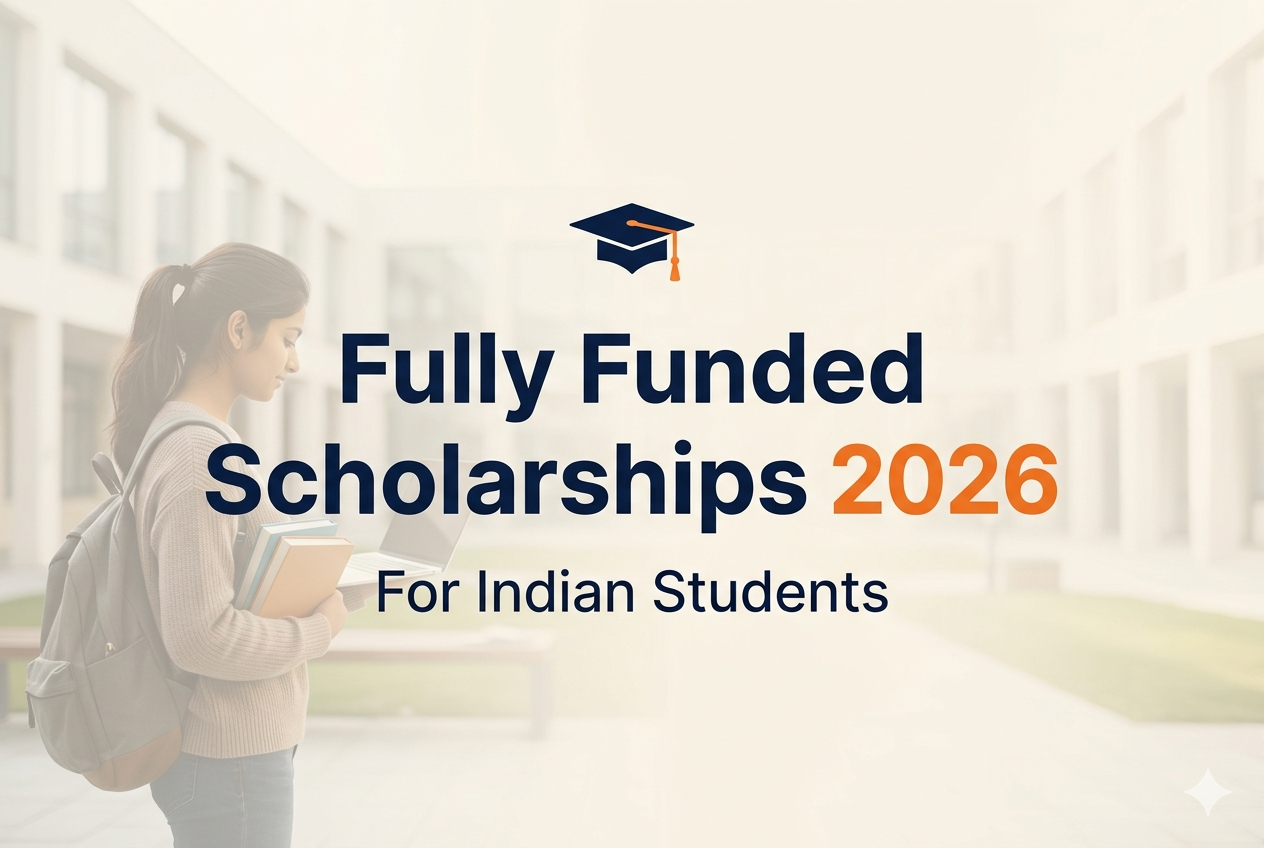Fully Funded Scholarships 2026 for Indian Students blog feature image