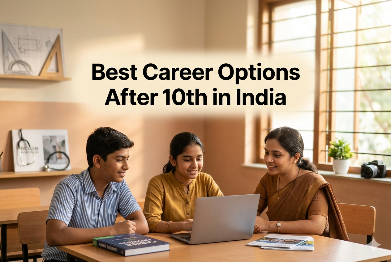 best career options after 10th in India 2026 streams and courses guide for students