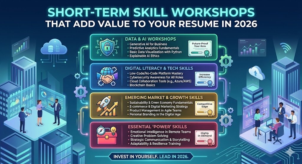 short term skill workshops 2026 career skills training