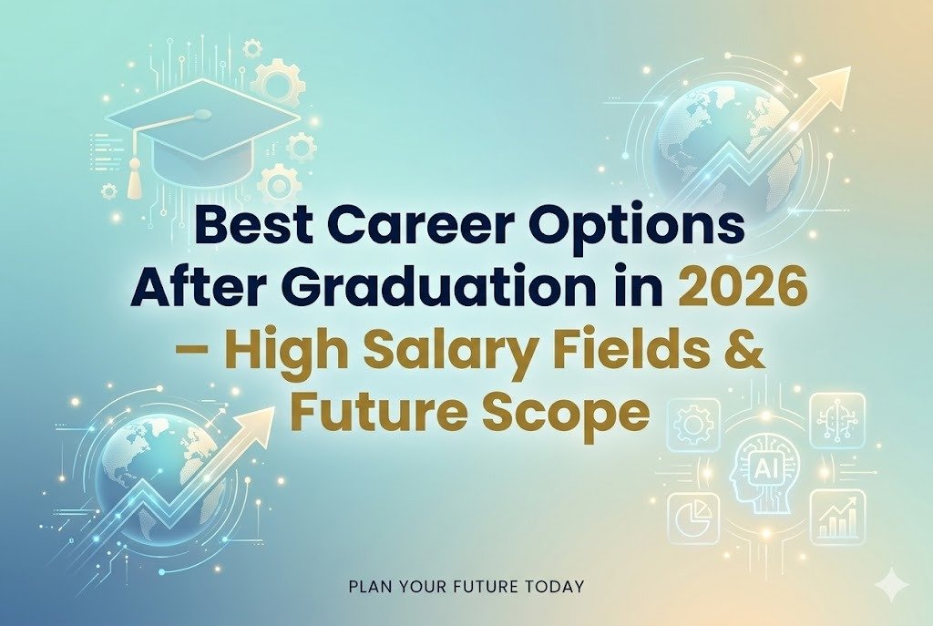 Best career options after graduation in 2026 with high salary fields like AI, healthcare, and data analytics