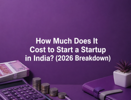 Startup Cost India | OneGrasp