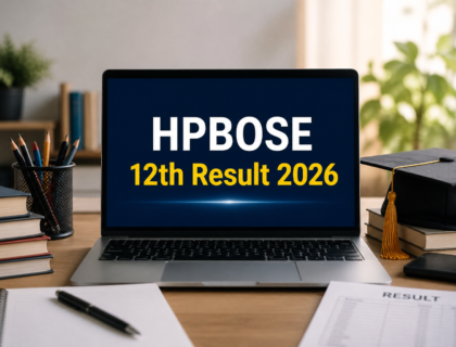 Featured image showing HPBOSE 12th Result 2026 announcement with a clean educational background and centered title indicating board exam results update.