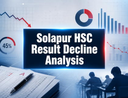 The Solapur HSC result decline is not uniform across all streams: Science stream: Noticeable drop due to higher difficulty in Physics and Mathematics Commerce stream: Moderate stability but slight dip in accounts performance Arts stream: Relatively stable but affected by theory-heavy subjects