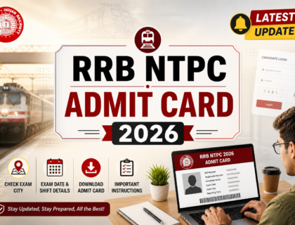 RRB NTPC admit card 2026 download hall ticket