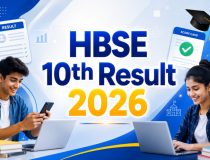 HBSE 10th Result 2026 check online