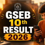 GSEB 10th Result 2026 Date Out? Check Direct Link Now GSEB 10th result 2026 students checking marks online