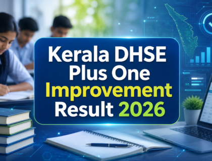 Kerala DHSE Plus One Improvement Result 2026 Guide