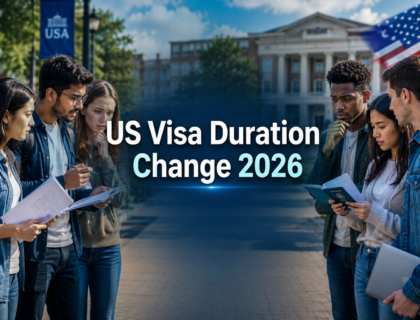 US visa duration change affecting F and J visa international students studying in USA