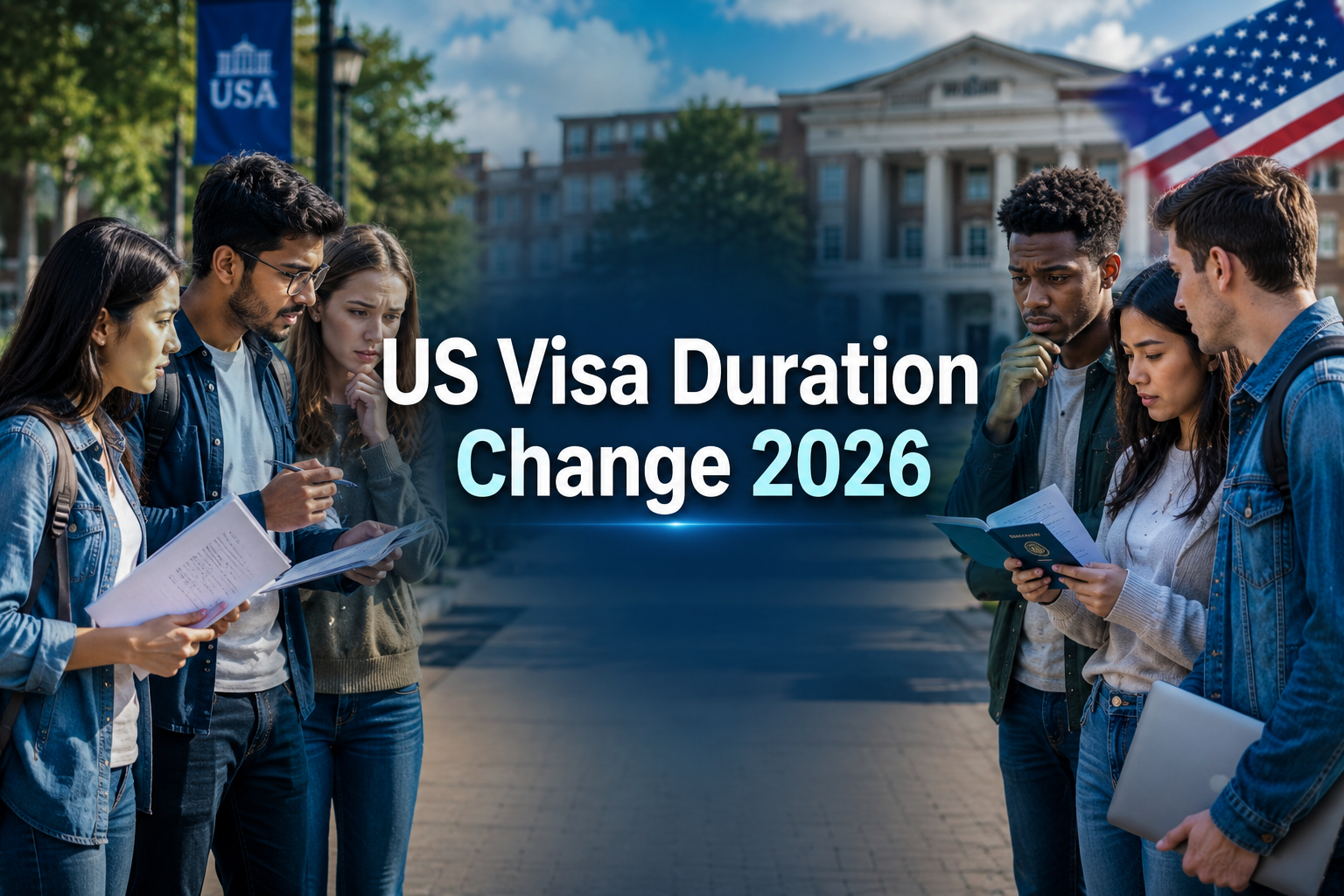 US visa duration change affecting F and J visa international students studying in USA