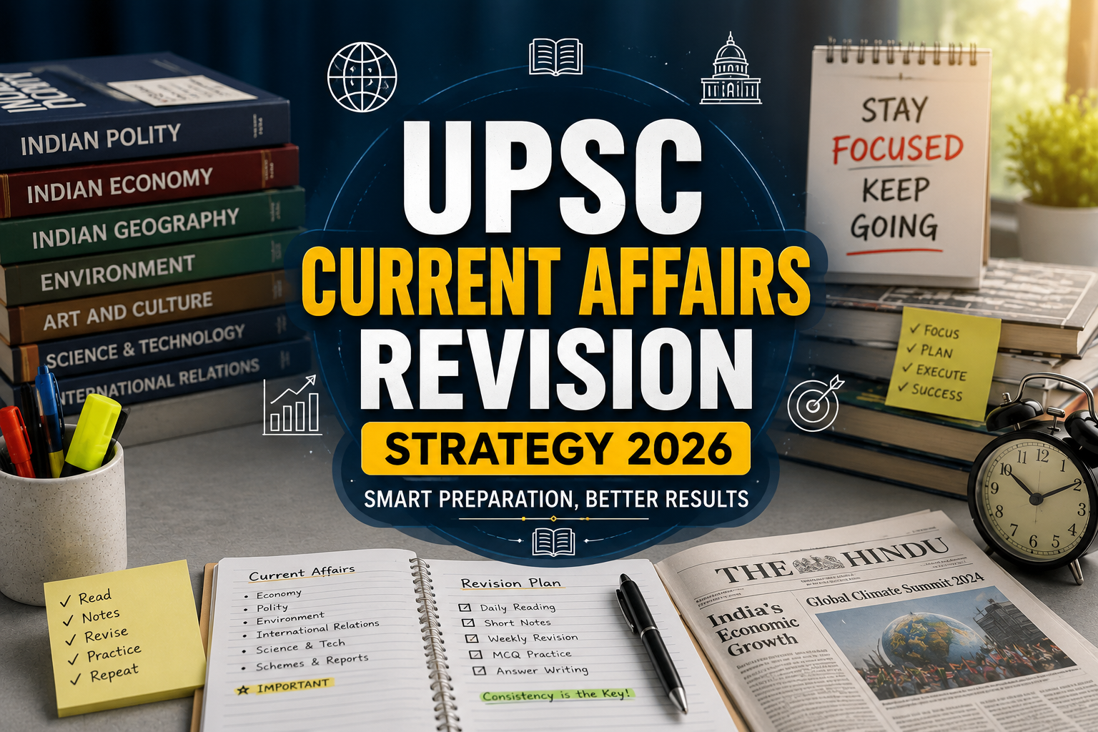 UPSC Current Affairs Revision strategy for UPSC 2026 preparation