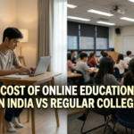 Cost of Online education in India vs Regular college-clean