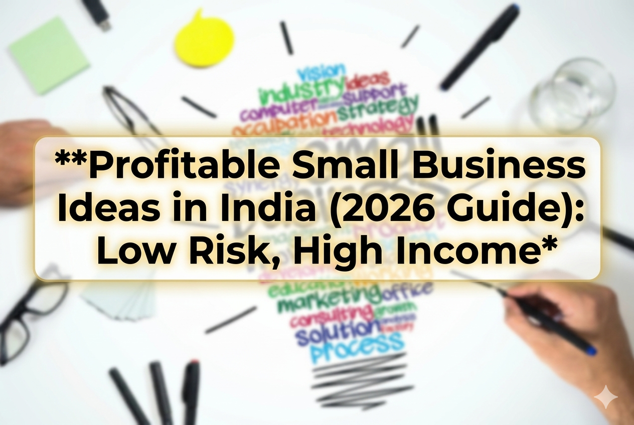 Profitable Small Business Ideas in India (2026 Guide)