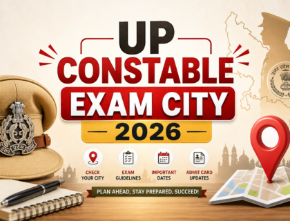 UP Constable Exam City | OneGrasp