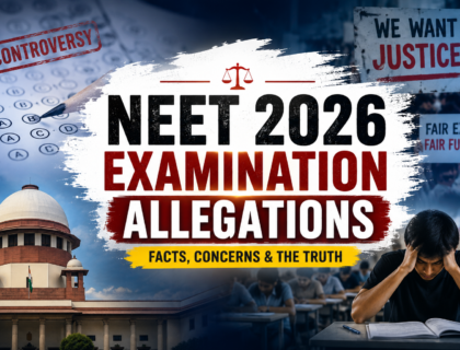 NEET 2026 allegations | OneGrasp