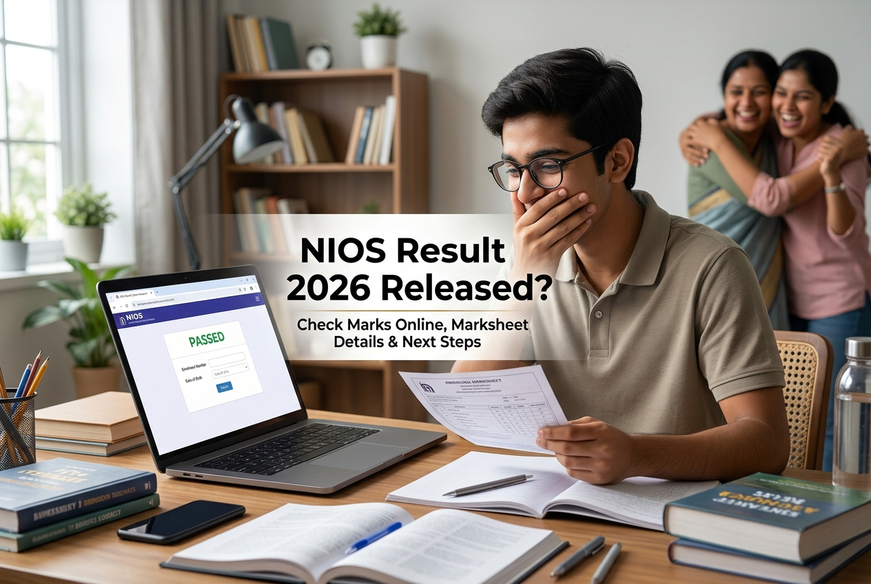 NIOS Result 2026: Check Marks Online & Next Steps